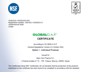 certificado global gap